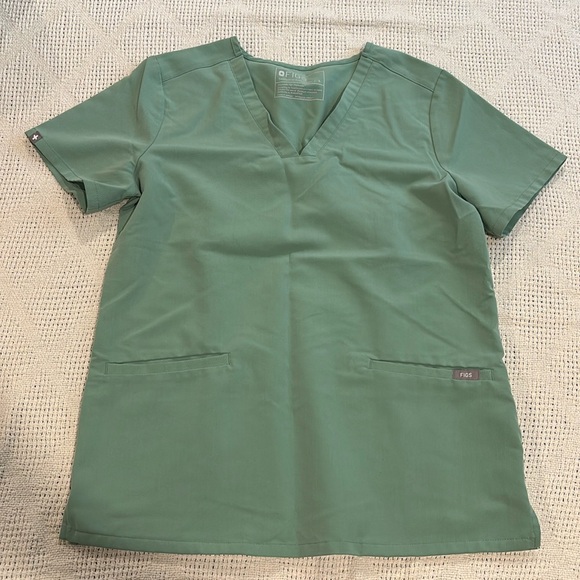 Figs Casma Top in Jade, size S - Picture 2 of 4